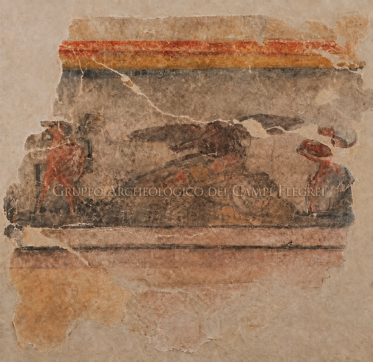 il mito di Dedalo ed Icaro, affresco da Baia Il mito di Dedalo ed Icaro, affresco da Baia